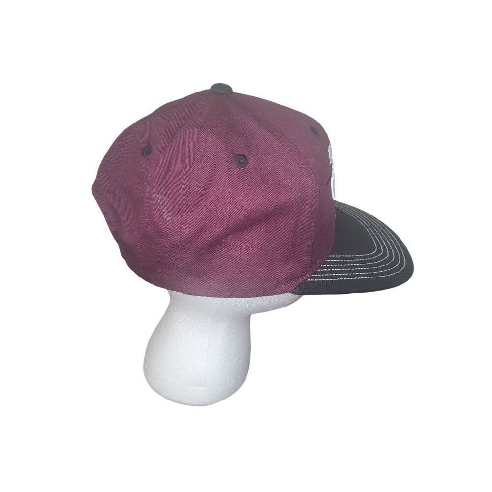 NCAA Harvard Snapback Hat Youth Crimson Maroon Black Casual Sportswear Kidcore - Picture 2 of 5